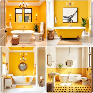 yellow bathroom ideas