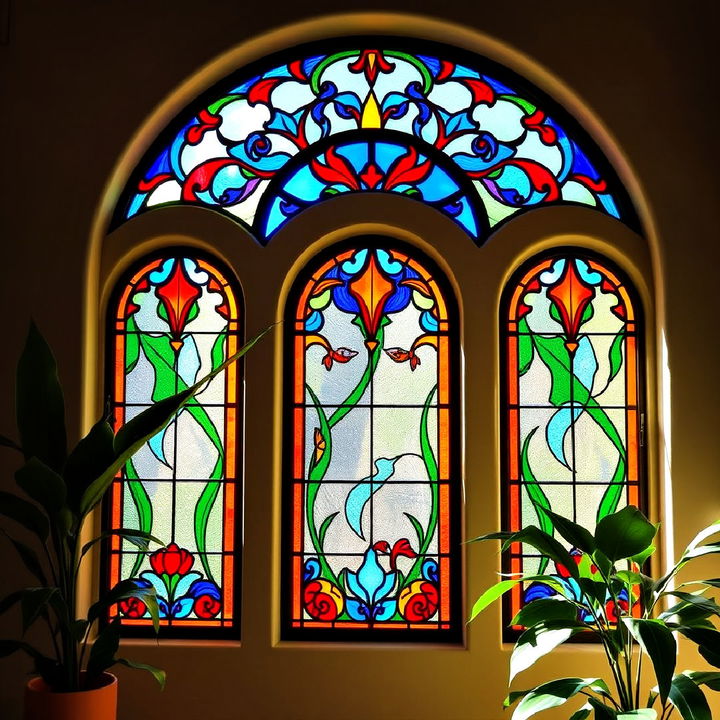 artistic stained glass windows