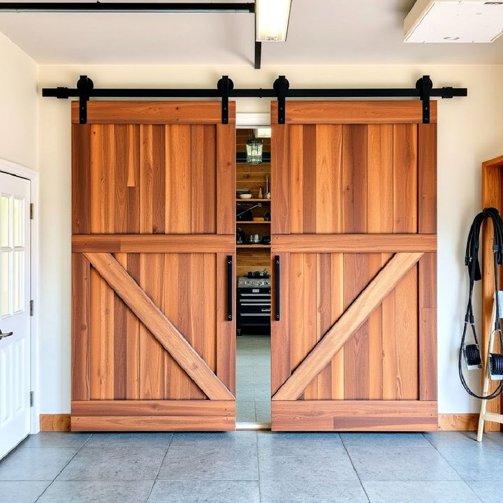 barn style stylish sliding garage doors