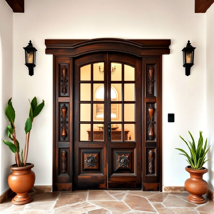 beautiful spanish colonial doors for front entrances