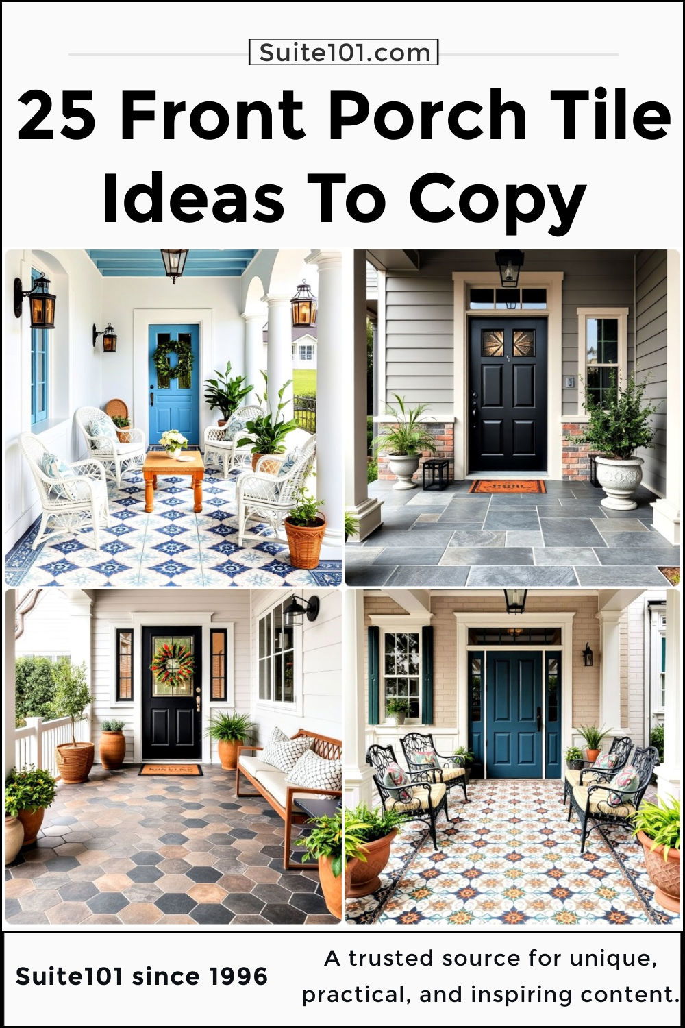 best front porch tile ideas