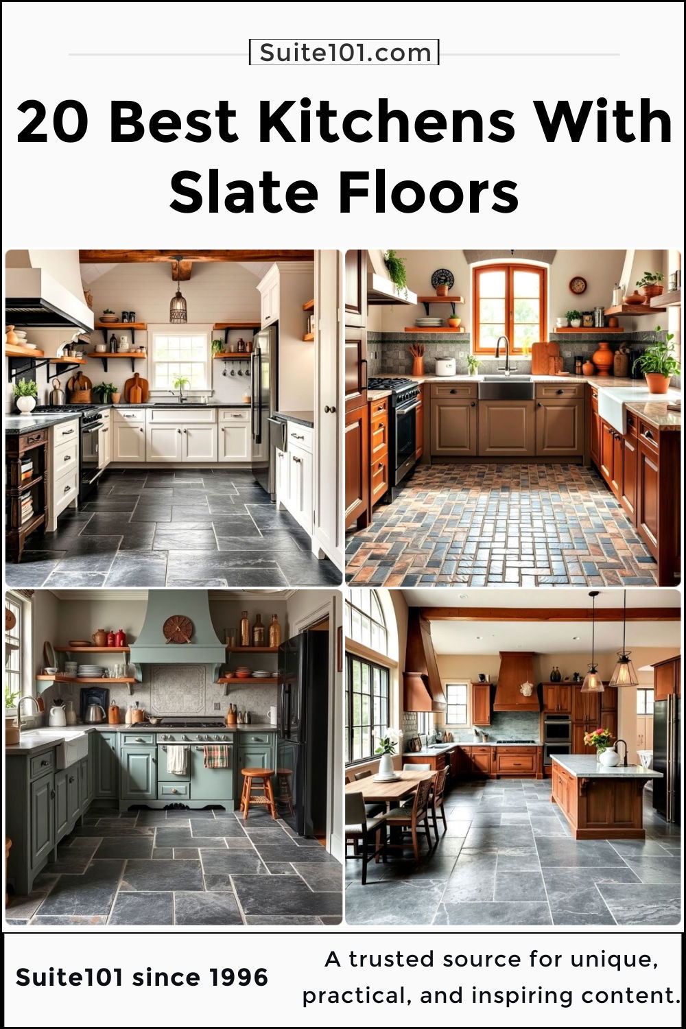 best kitchens with slate floors