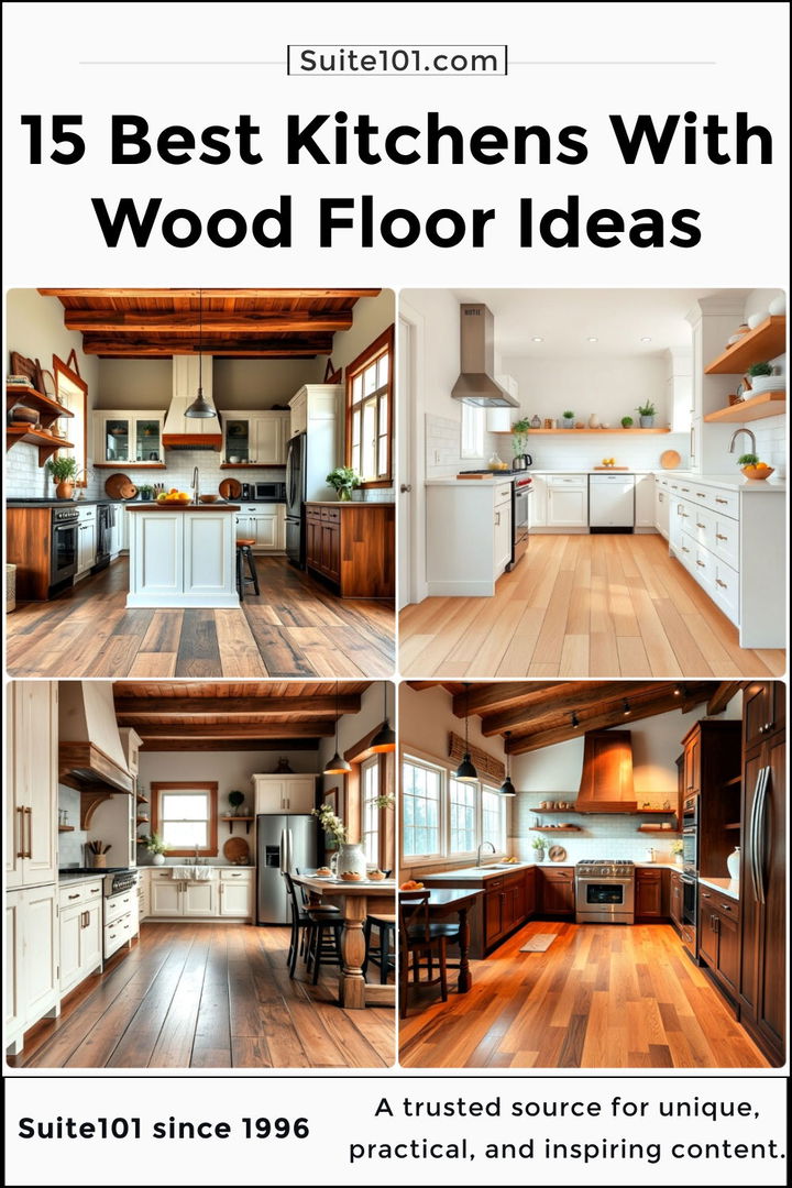 best kitchens with wood floors