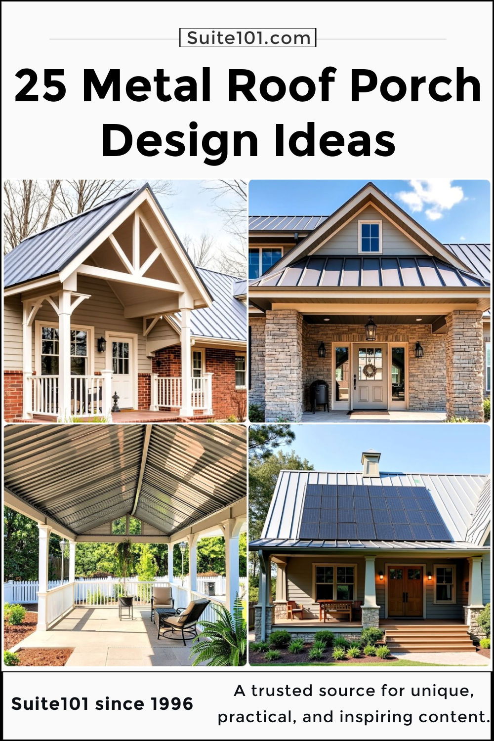 best metal roof porch design ideas