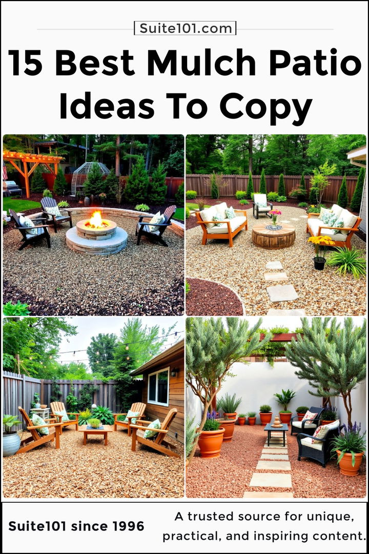 best mulch patio ideas