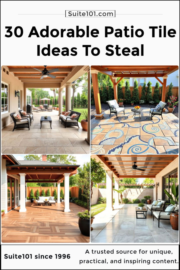 best patio tile ideas