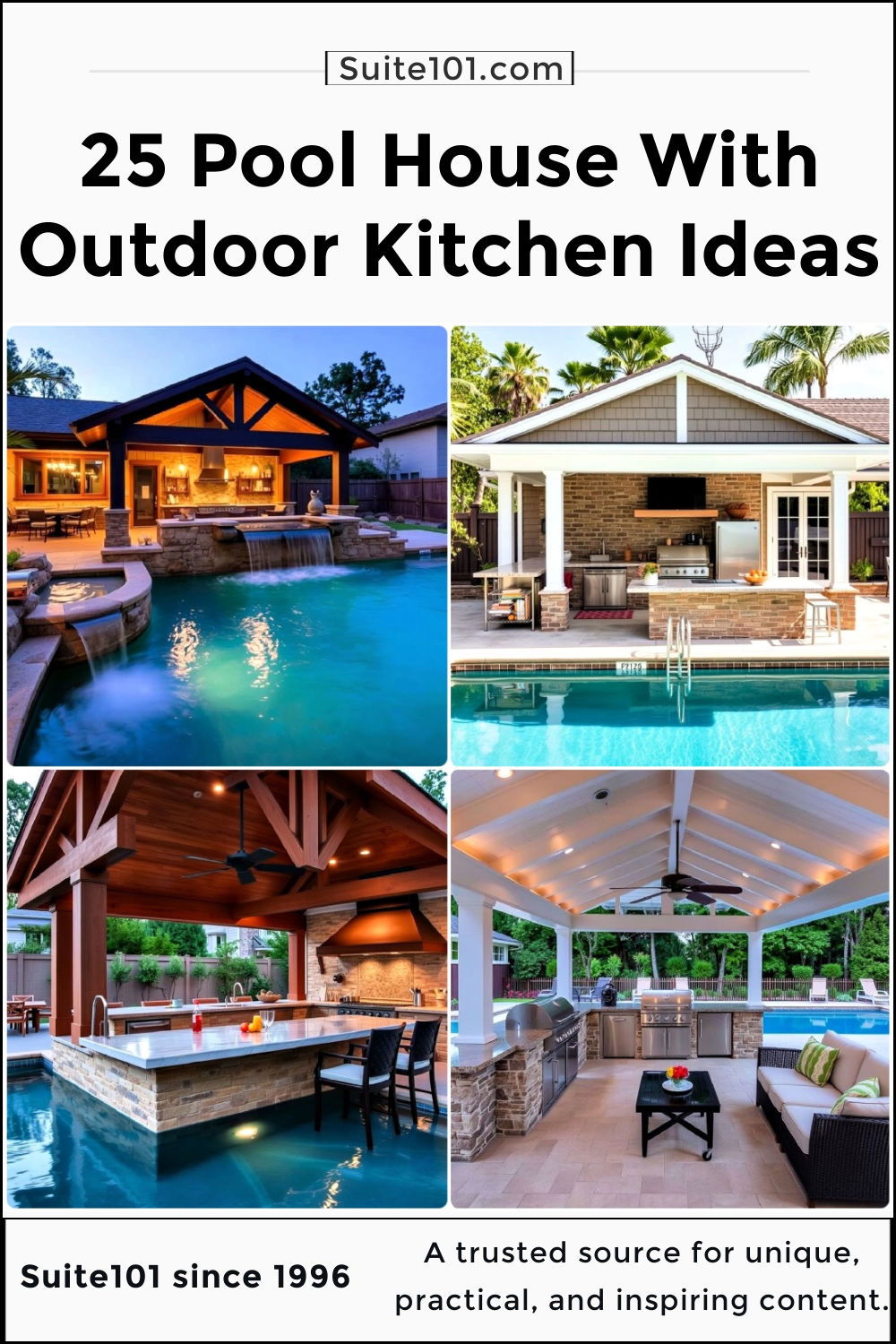 best pool house with outdoor kitchen ideas