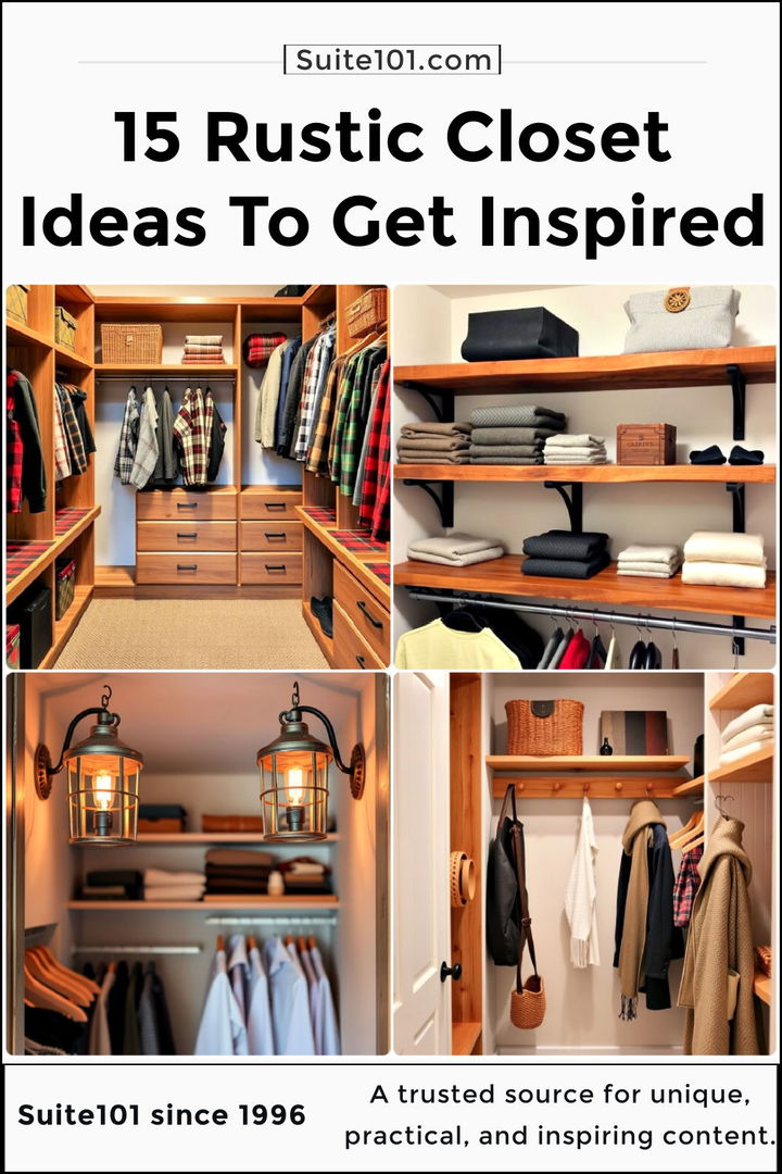 best rustic closet ideas