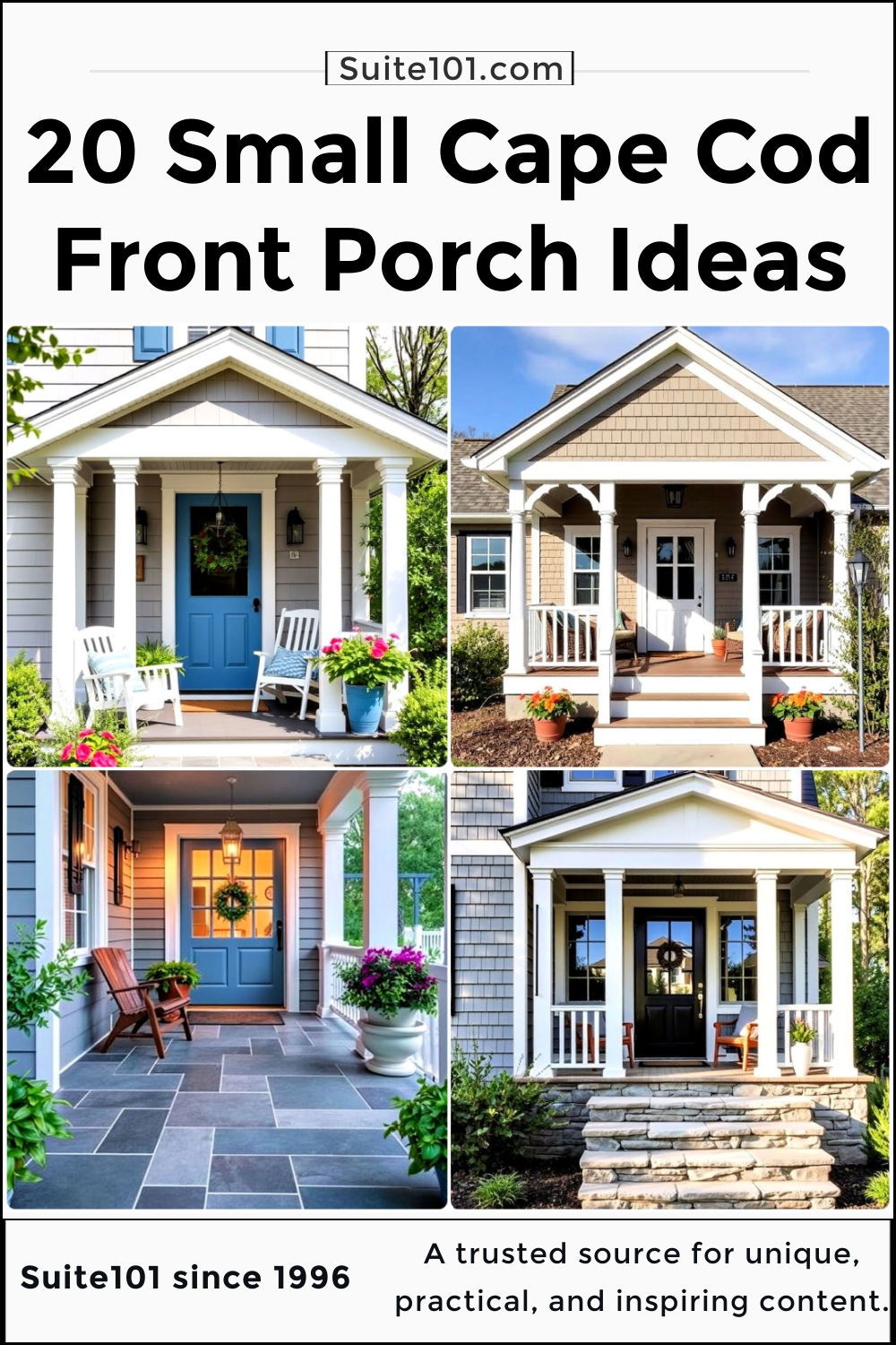 best small cape cod front porch ideas