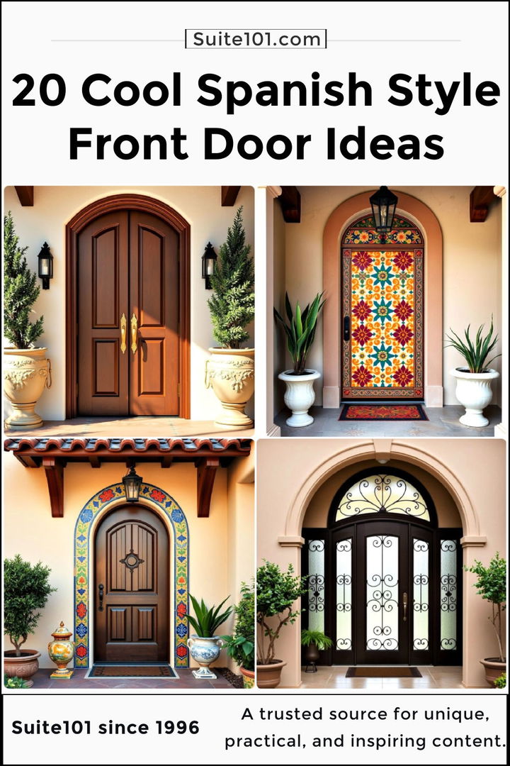 best spanish style front door ideas