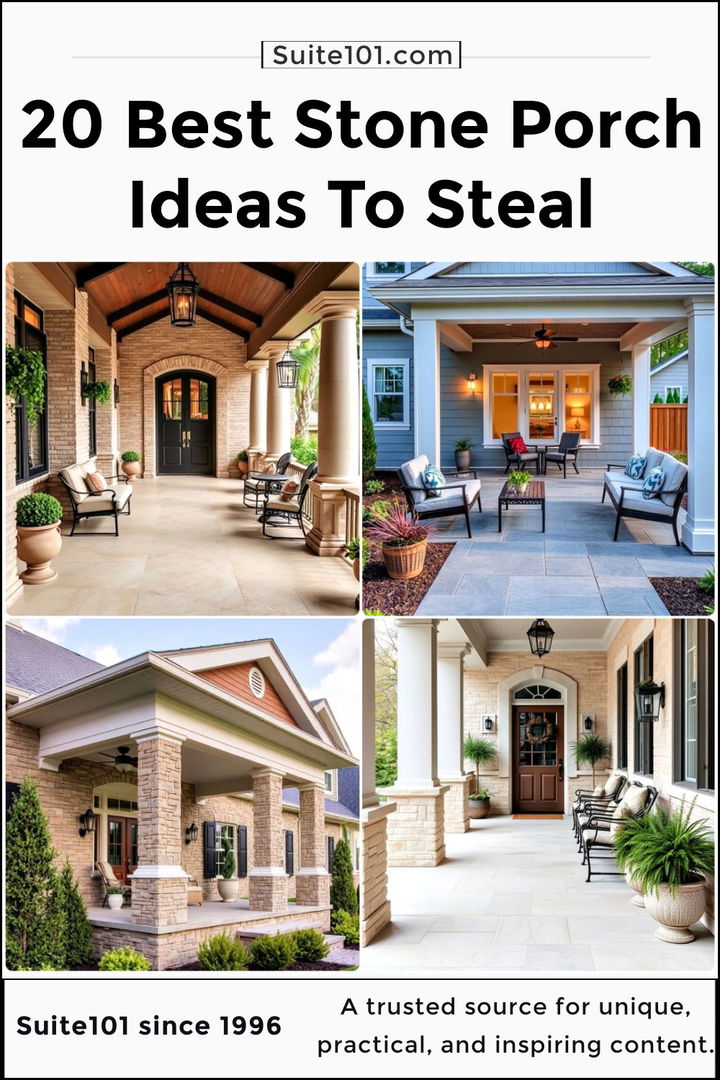 best stone porch ideas