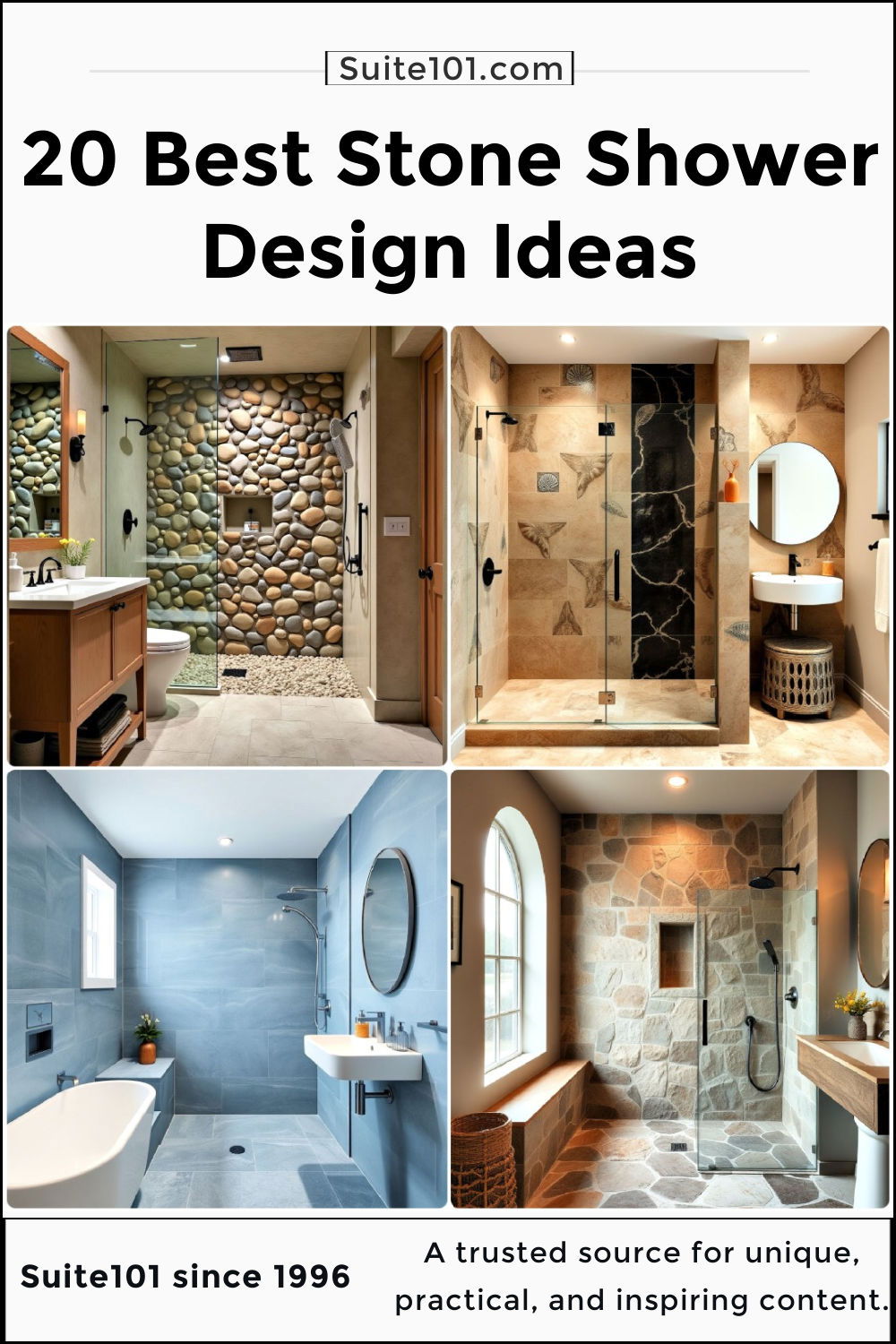 best stone shower design ideas