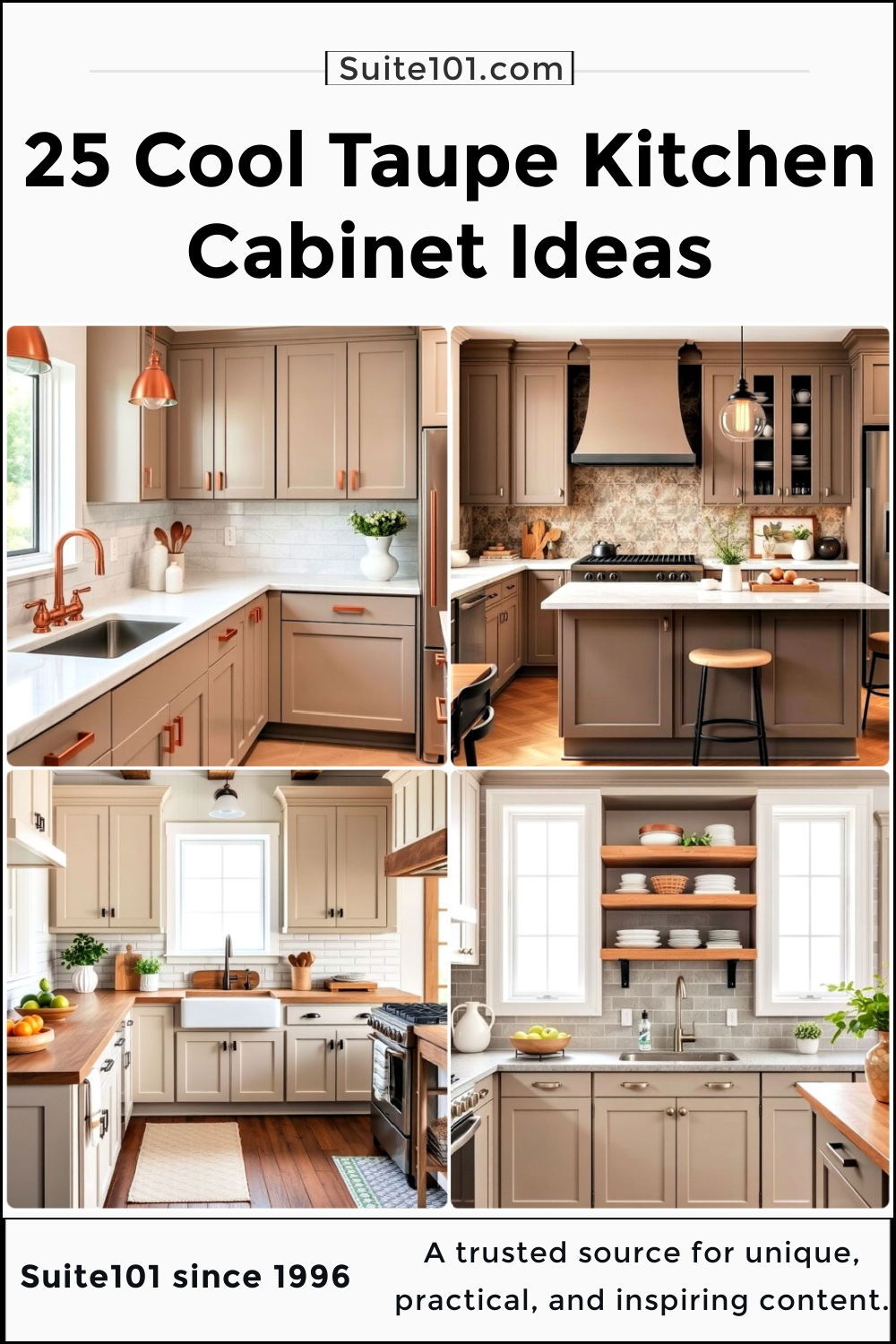 best taupe kitchen cabinet ideas