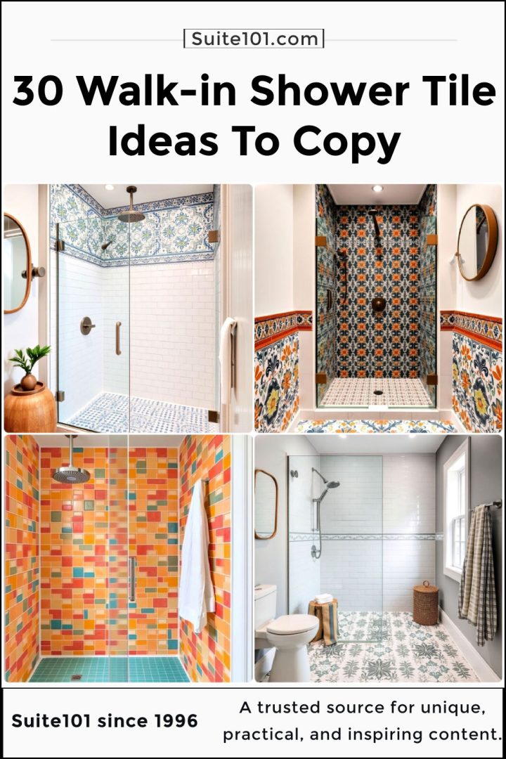 30 Walkin Shower Tile Ideas for Every Bathroom Design