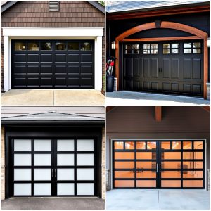 black garage ideas