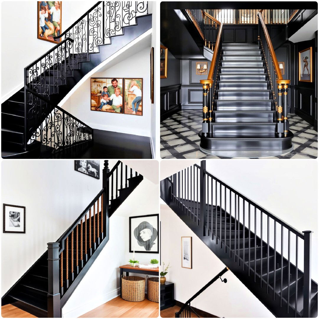 20 Black Staircase Ideas for Any Home