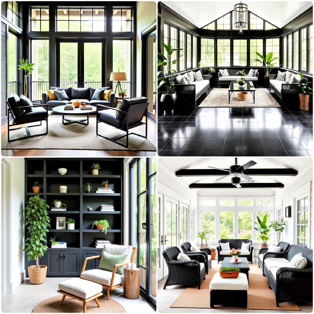 15 Black Sunroom Ideas for A Modern and Chic Space