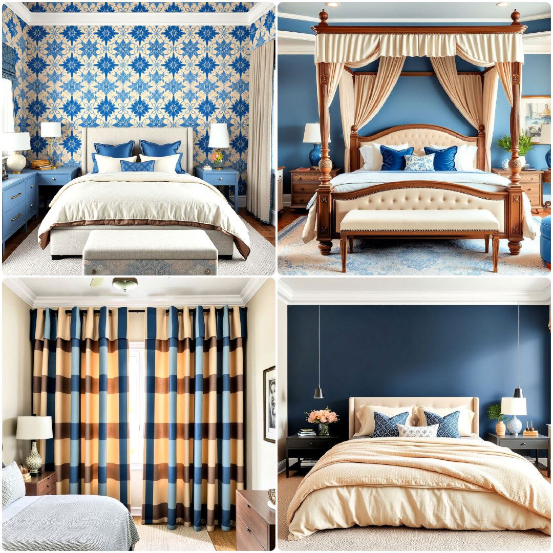 15 Blue and Beige Bedroom Ideas for A Relaxing Space