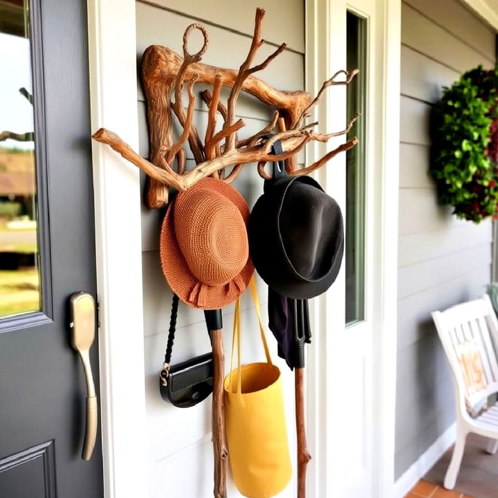 branch coat rack with a natural twist