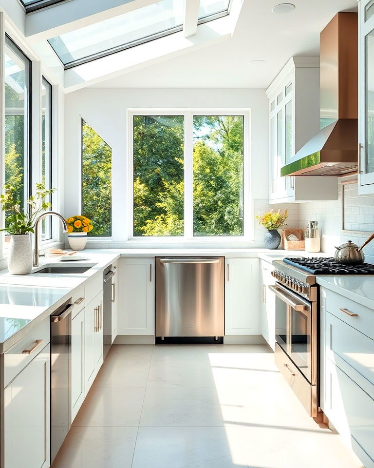 bright and airy kitchen idea