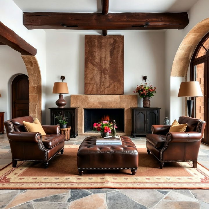 bring a luxury to your interior with spanish leather furniture