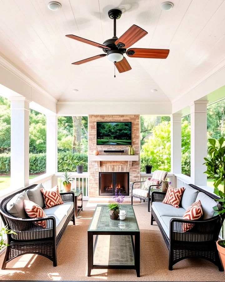 ceiling fan for a breezy lanai porch comfort