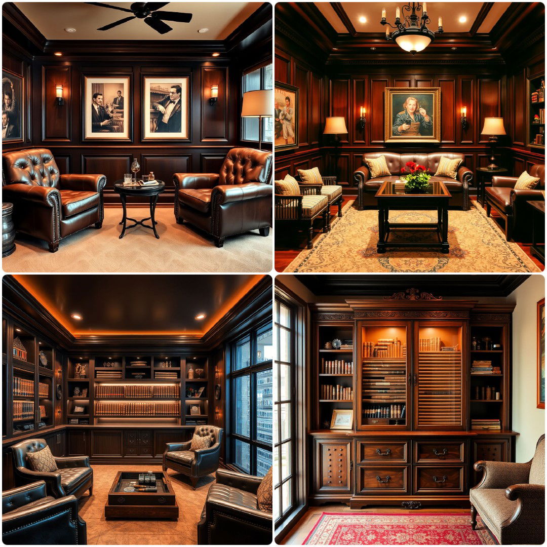 25 Cigar Room Ideas for A Luxurious Retreat