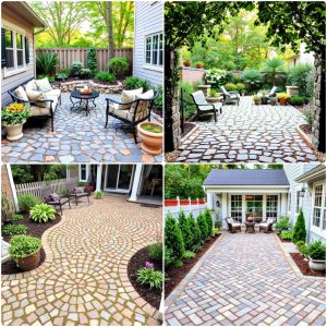 cobblestone patio ideas