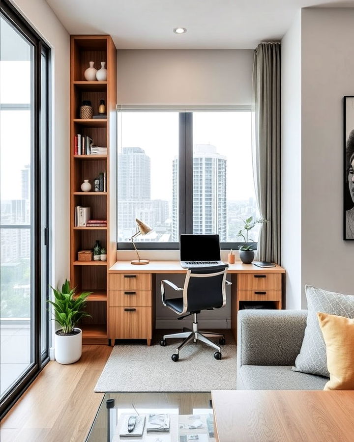 compact workspace into your condo