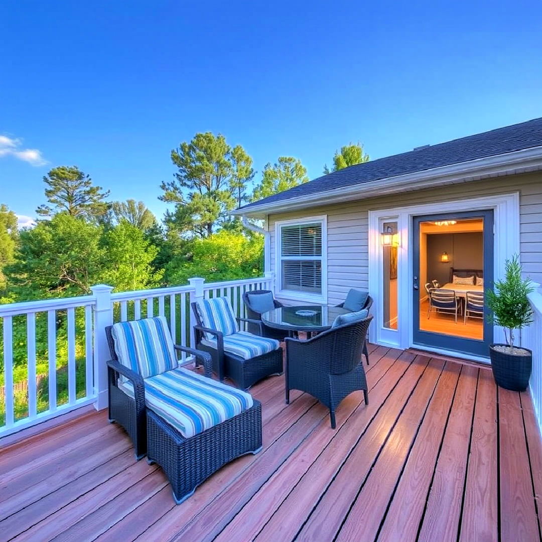 composite decking for 2nd floor