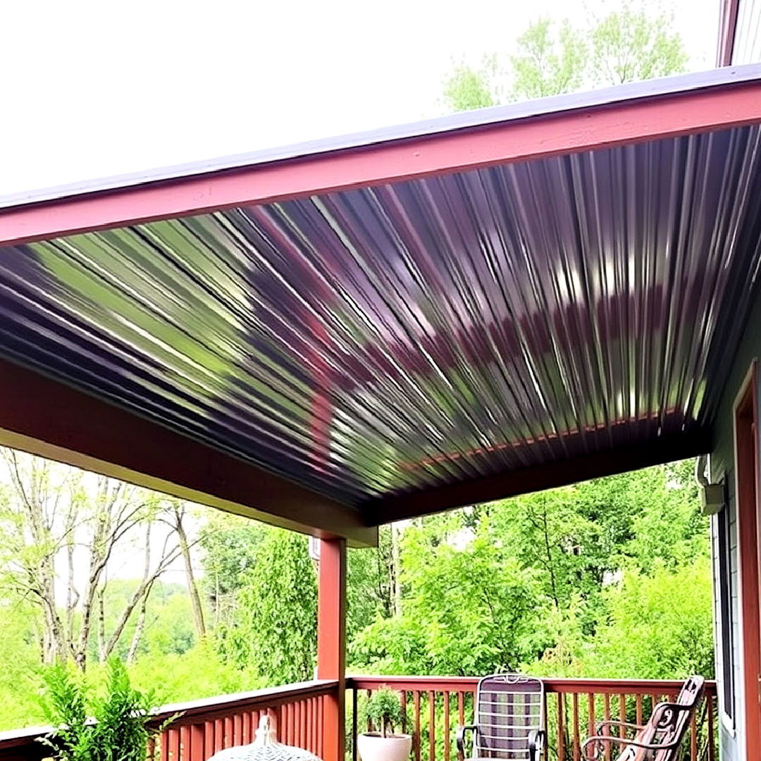 corrugated metal roof deck