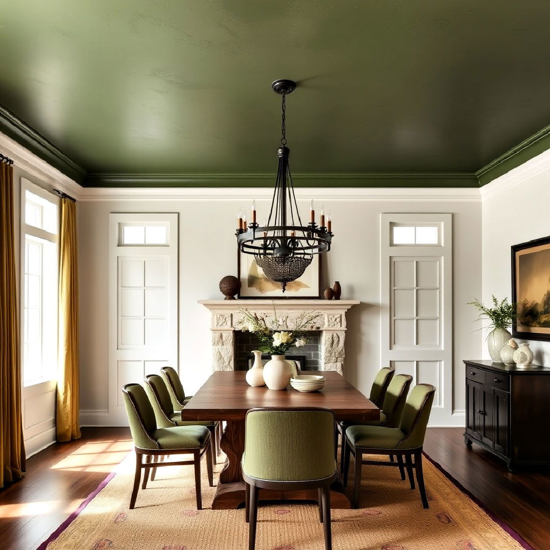 20 Green Ceiling Ideas To Add A Natural Touch