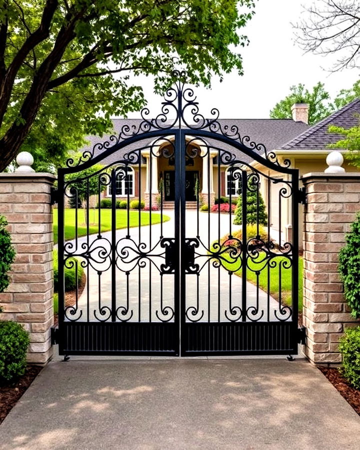 decorative gate for driveway