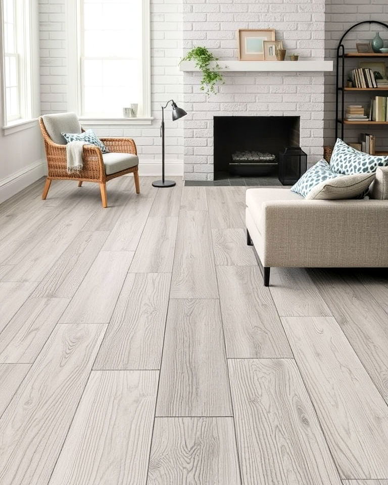 driftwood gray wood beach home floor