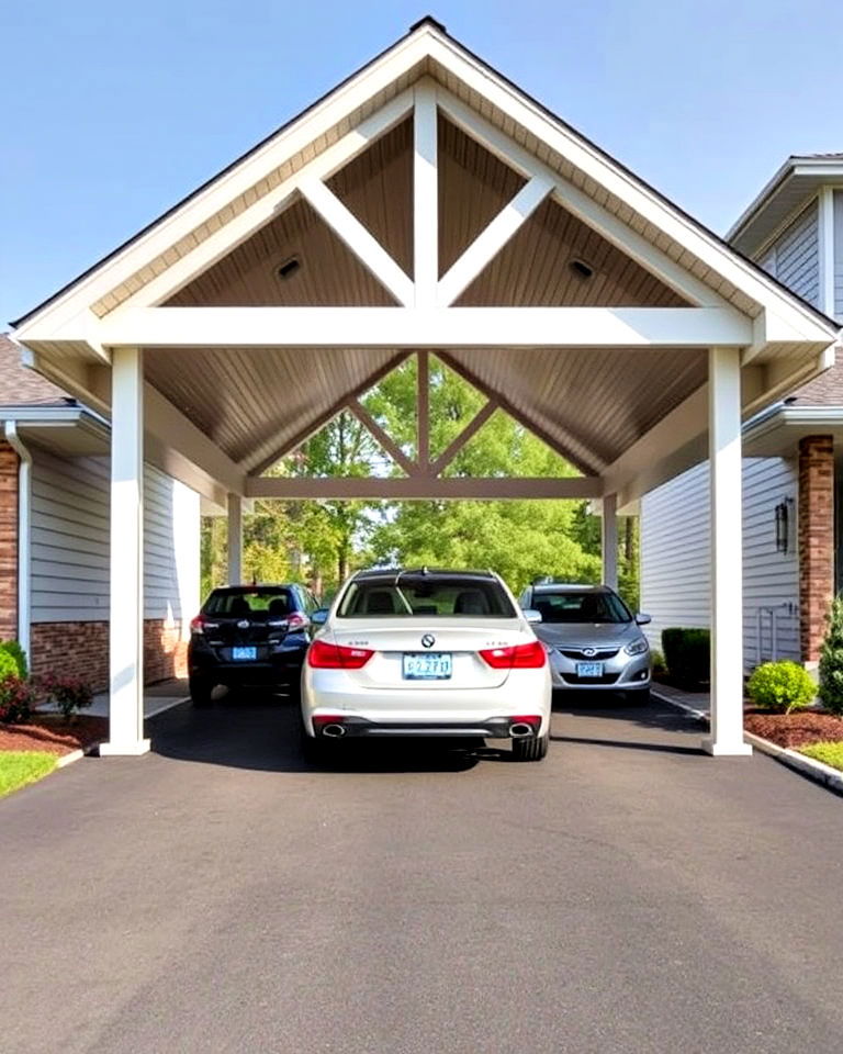 efficient drive through carport design