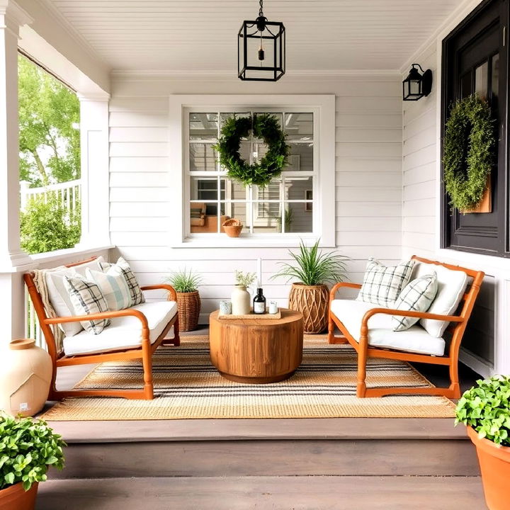 farmhouse style front porch rug