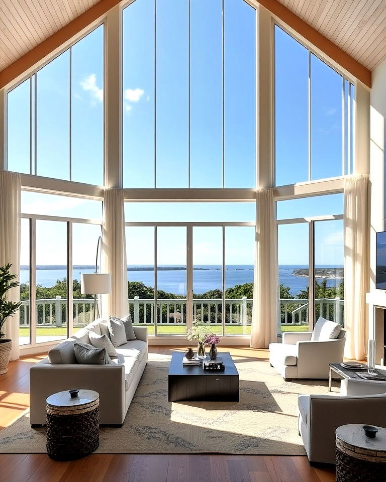 floor to ceiling living room windows