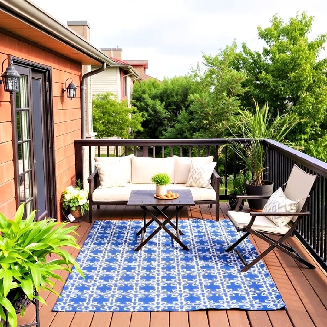 folding furniture for 2nd floor deck