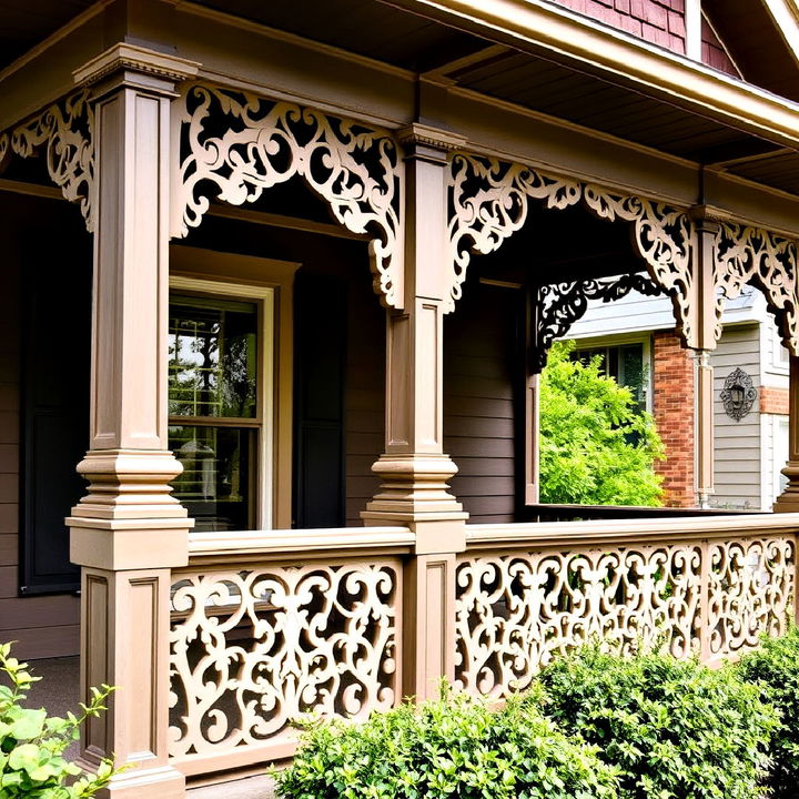 fretwork panels for victorian porch