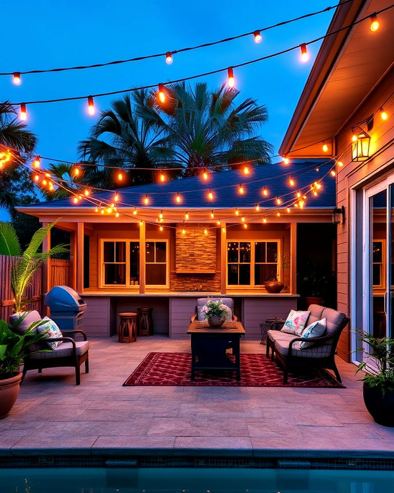 fun outdoor string lights