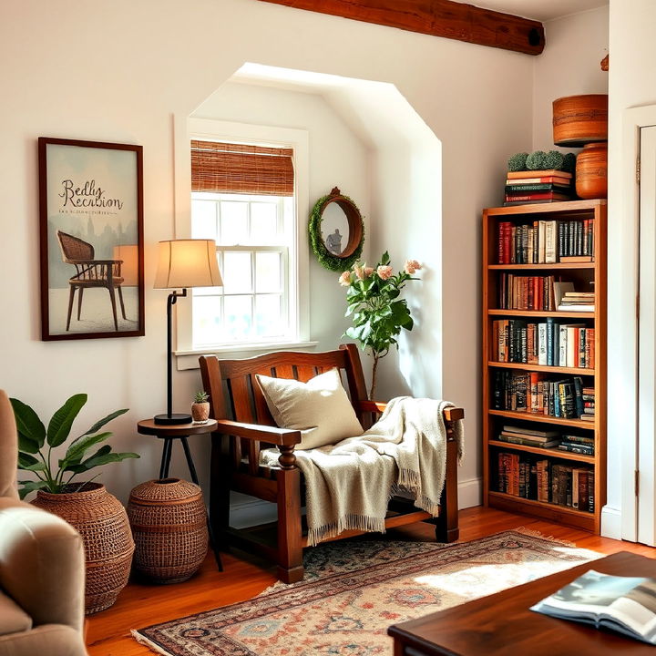 functional cozy reading nook