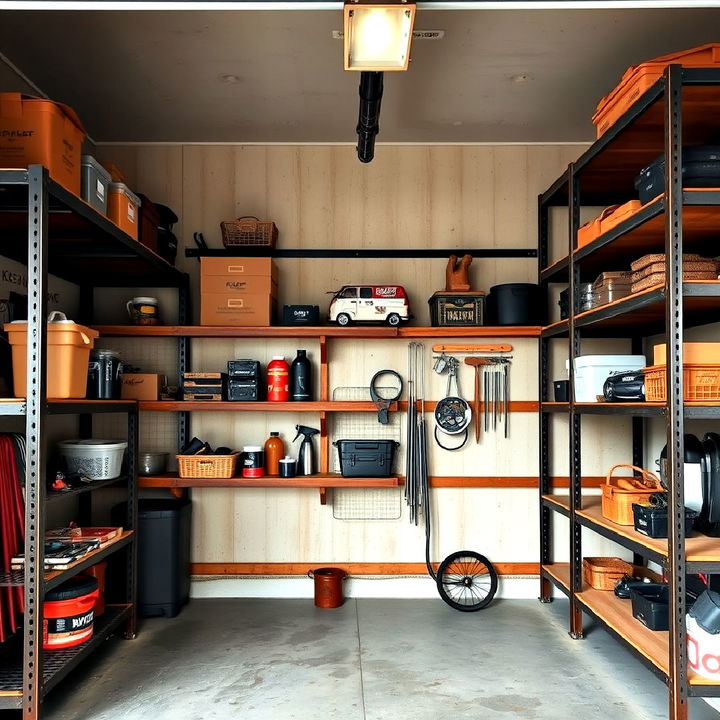 garage metal shelving for tools storage