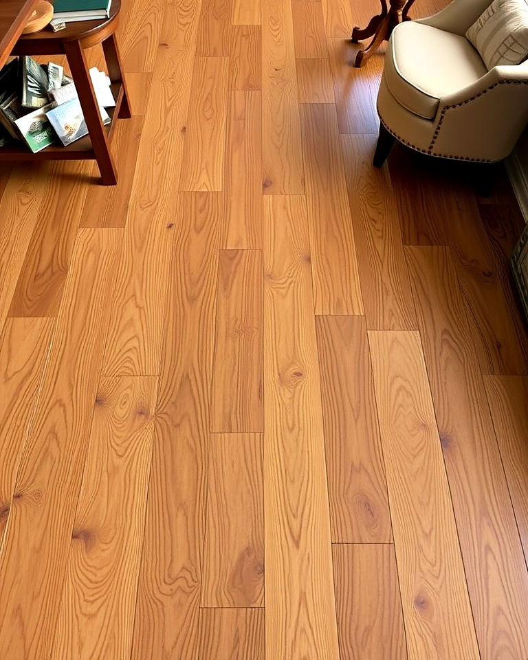 golden hickory wood floor