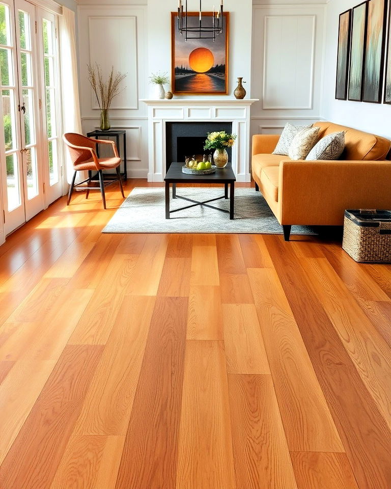 golden teak wood floor color