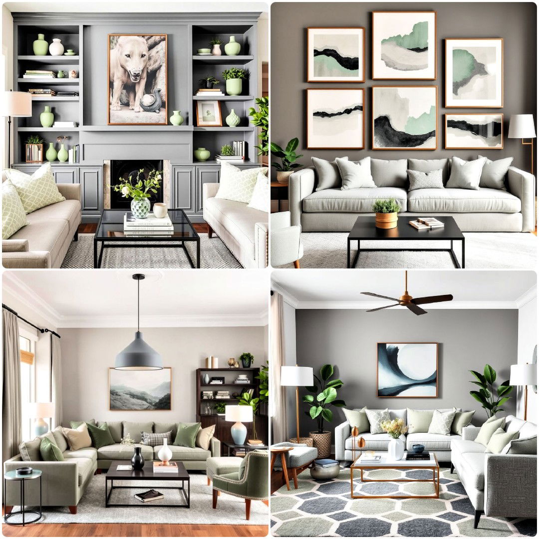 25 Grey and Sage Green Living Room Ideas To Get Inspired