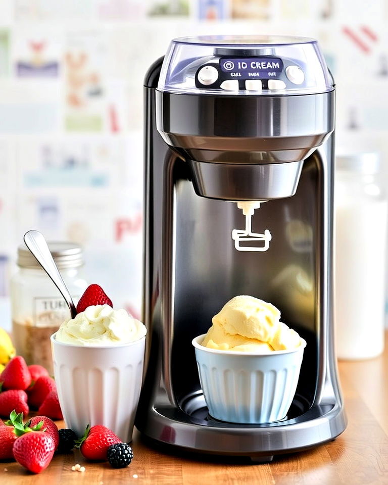 homemade treats with an ice cream maker