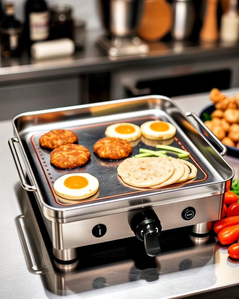 large cooking surface electric griddle