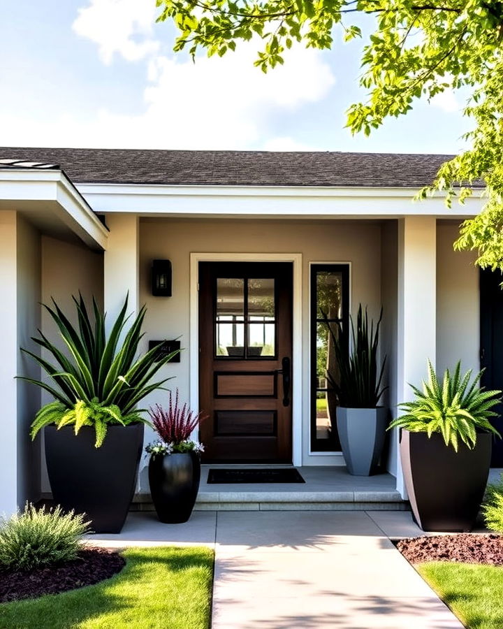 large modern planters