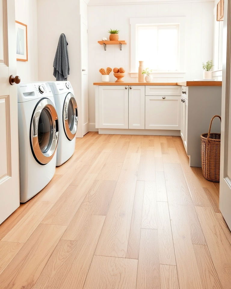 light hickory wood floor