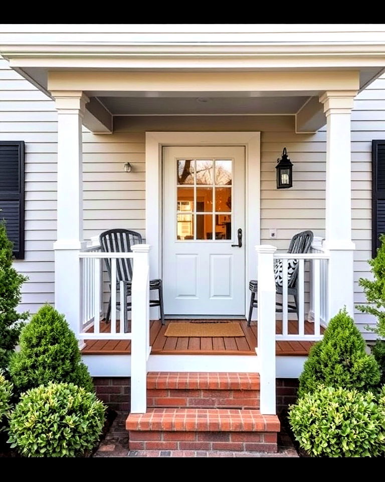 low maintenance vinyl porch